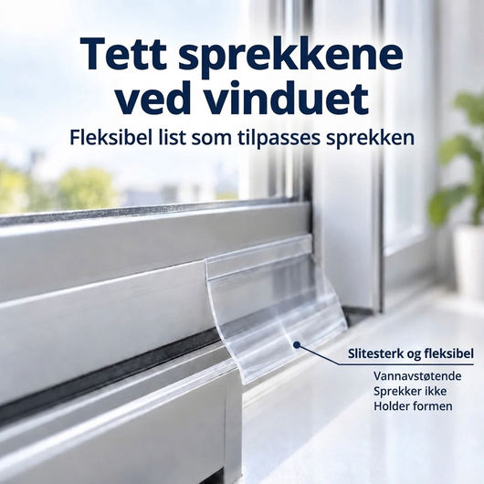 SealUp - Stopp trekken uten å bytte vinduer